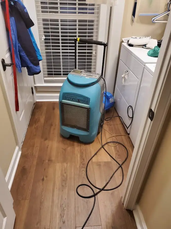 Commercial dehumidifier deployed for Flood Damage Cleanup in Rhinebeck